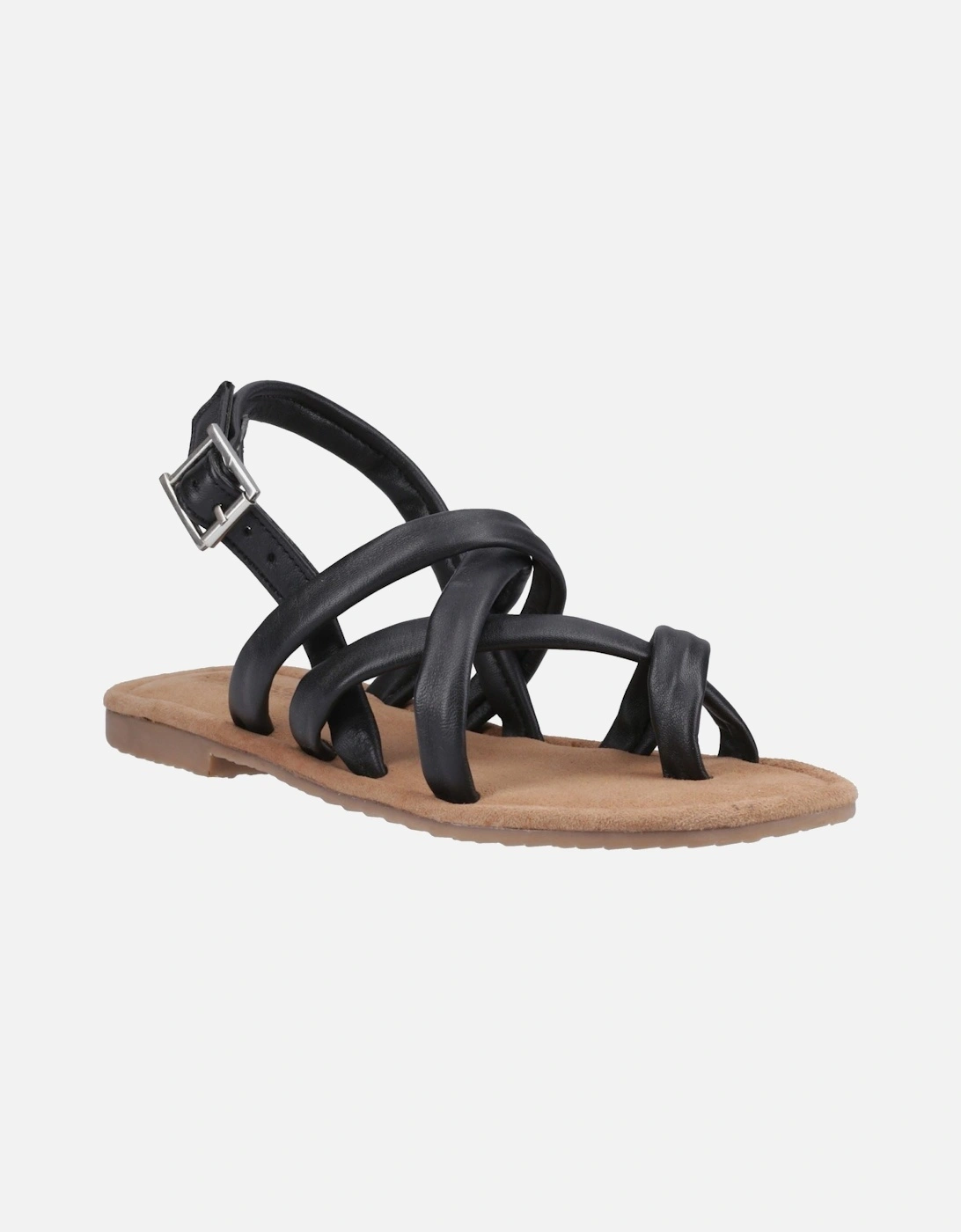 Hope Leather Women's Black Sandals, 6 of 5