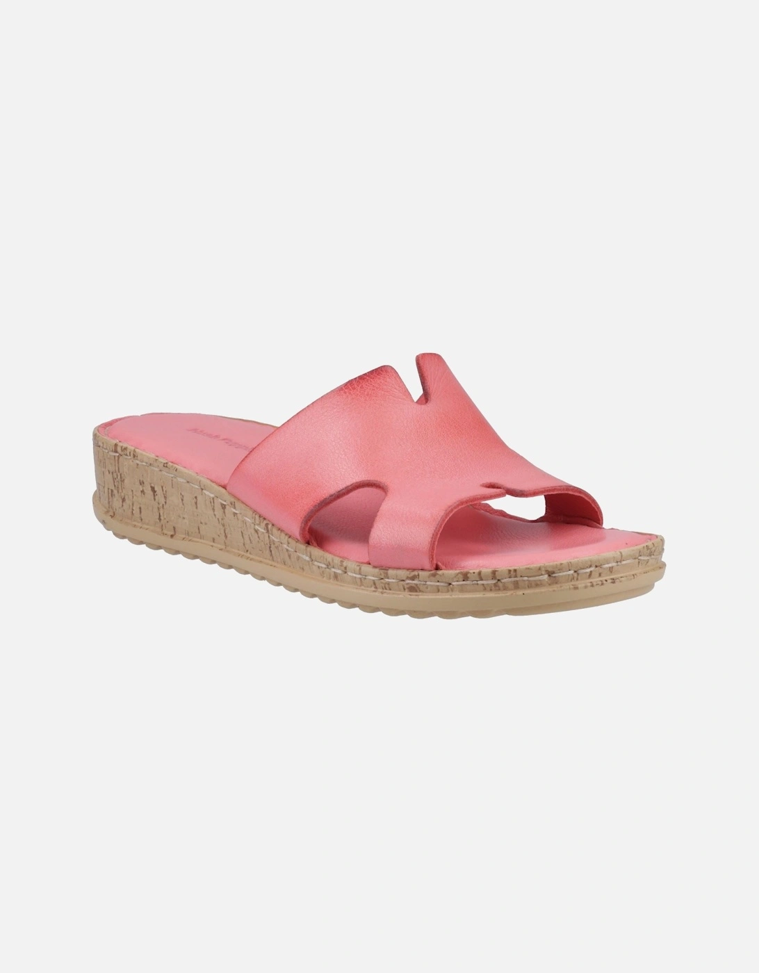 Hush Puppies Women's Hush Puppies Eloise Leather Women's Coral Sandals - Red