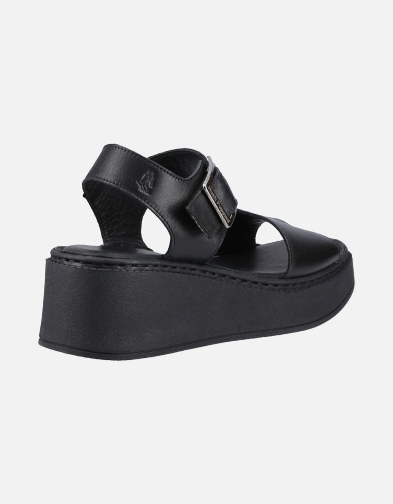 Beatrix Wedge Leather Women's Black Wedges