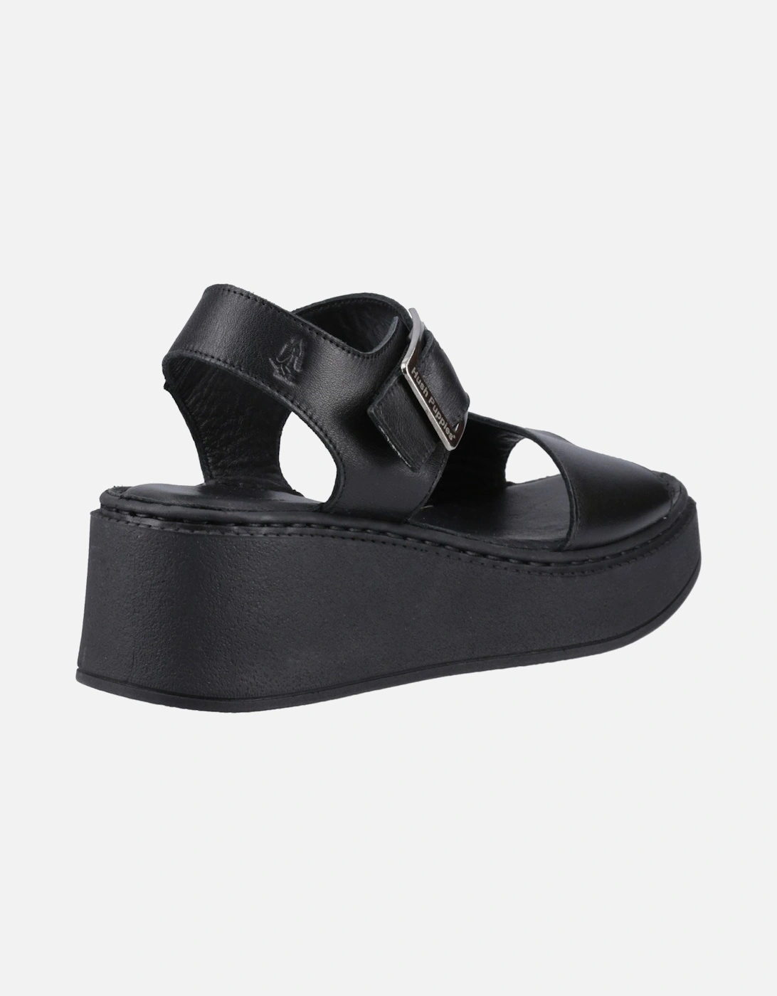 Beatrix Wedge Leather Women's Black Wedges