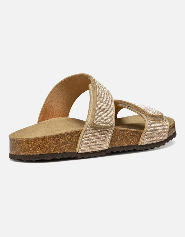 D BRIONIA R Women's Rose Gold Sandals