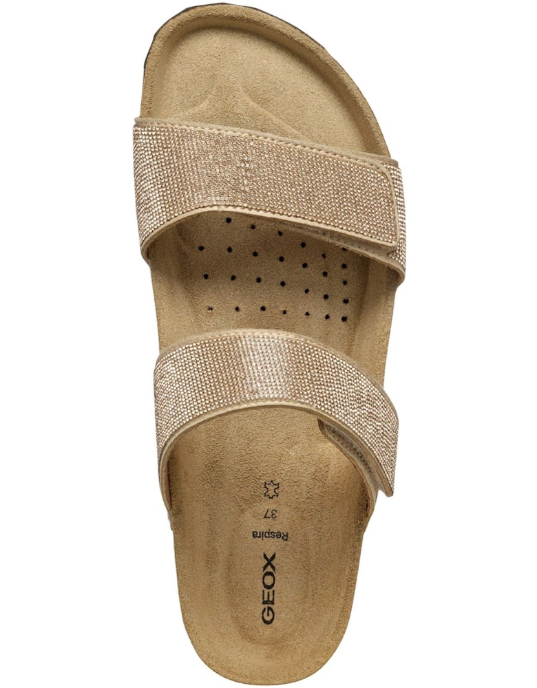D BRIONIA R Women's Rose Gold Sandals