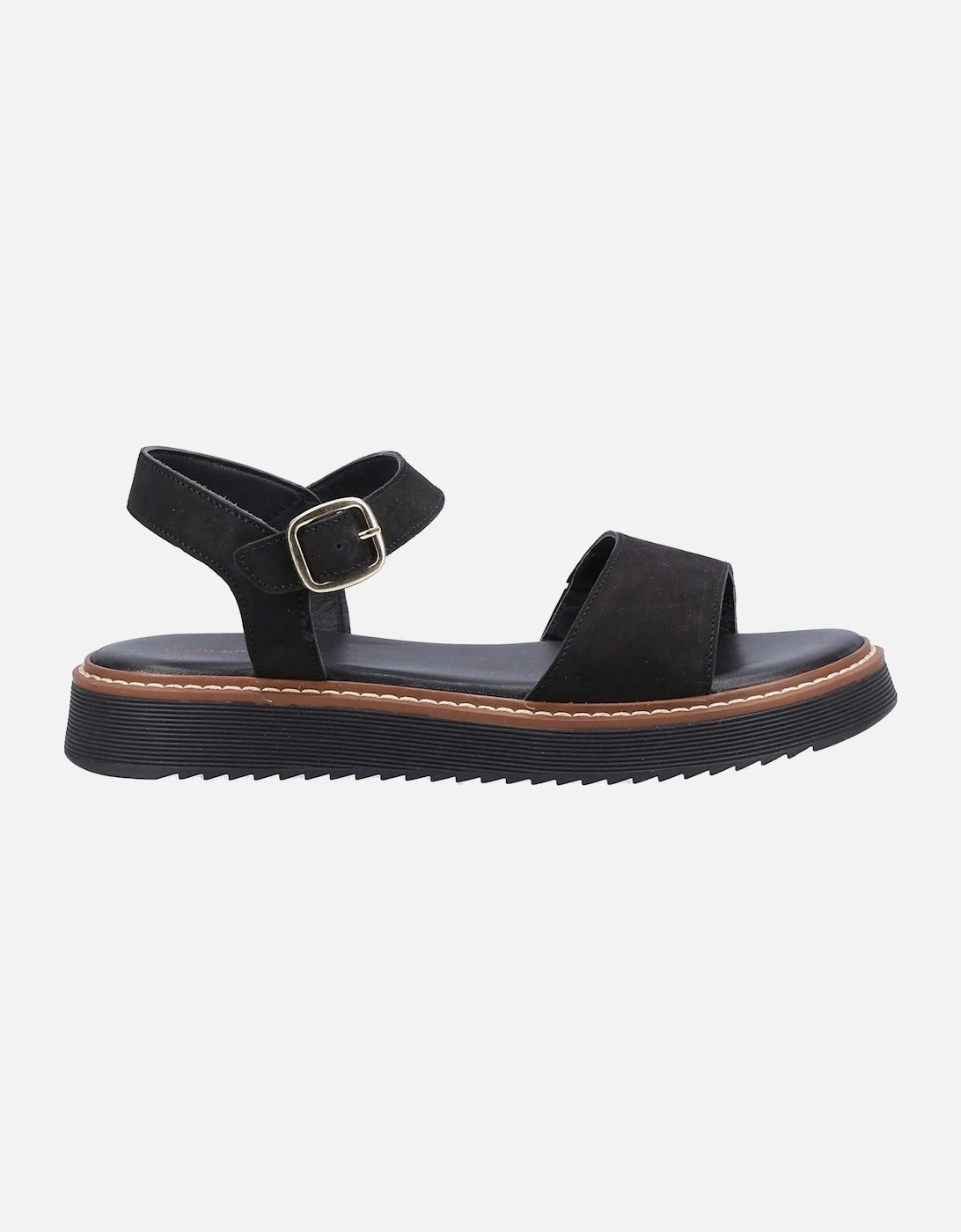Cassie Nubuck Women's Black Sandals
