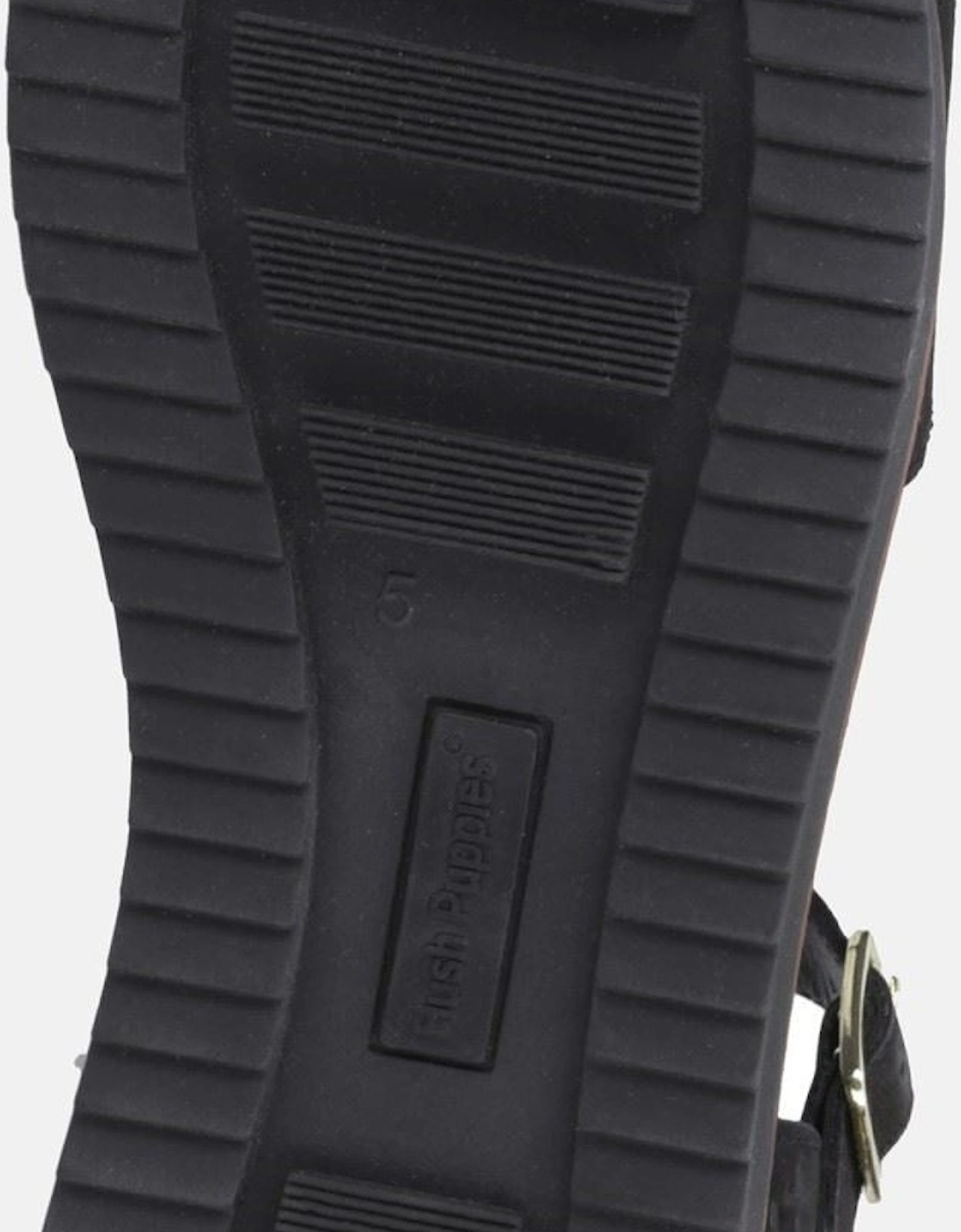Cassie Nubuck Women's Black Sandals