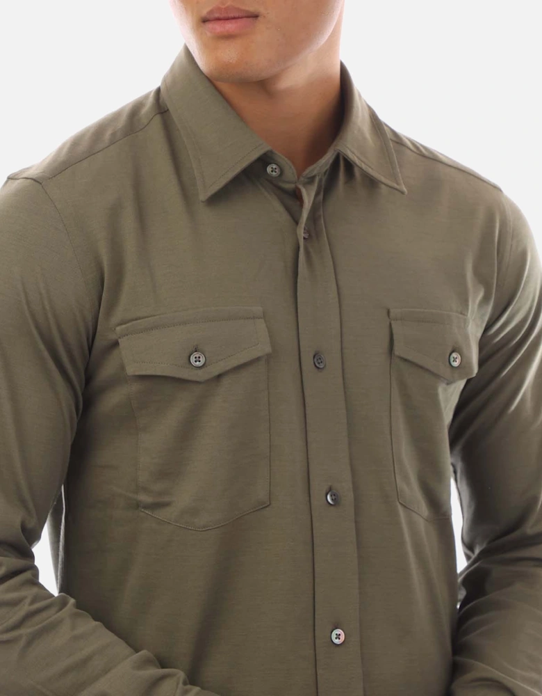 Silk Cotton Blend Shirt
