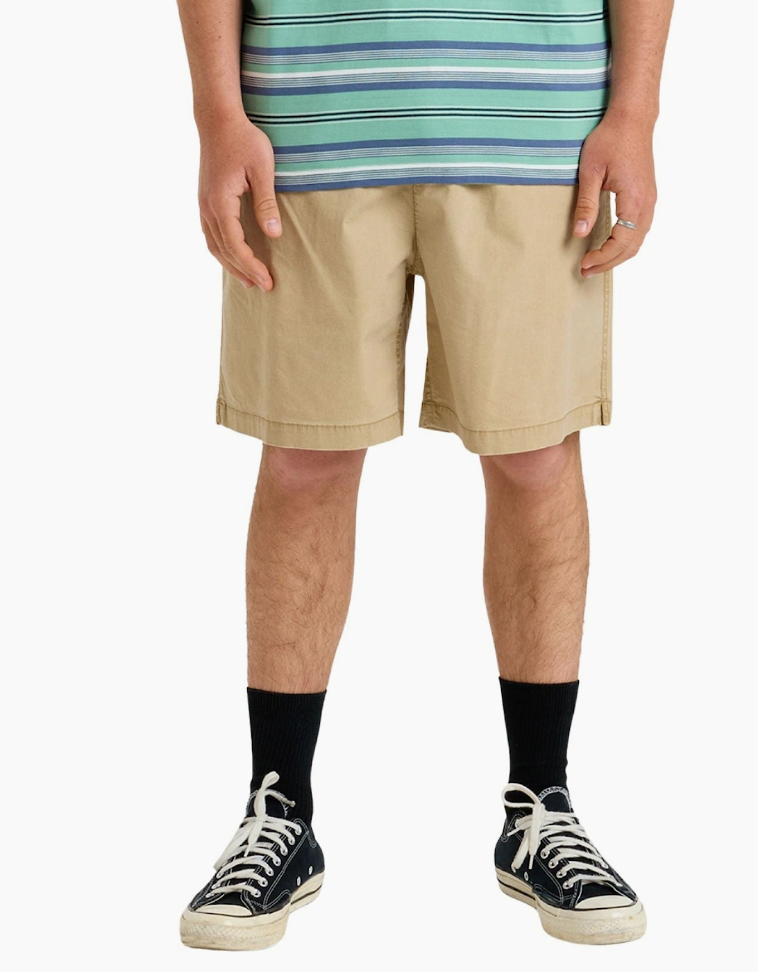 Quiksilver Men's Green Taxer 18" Sweat Shorts - Size: 37/36/32