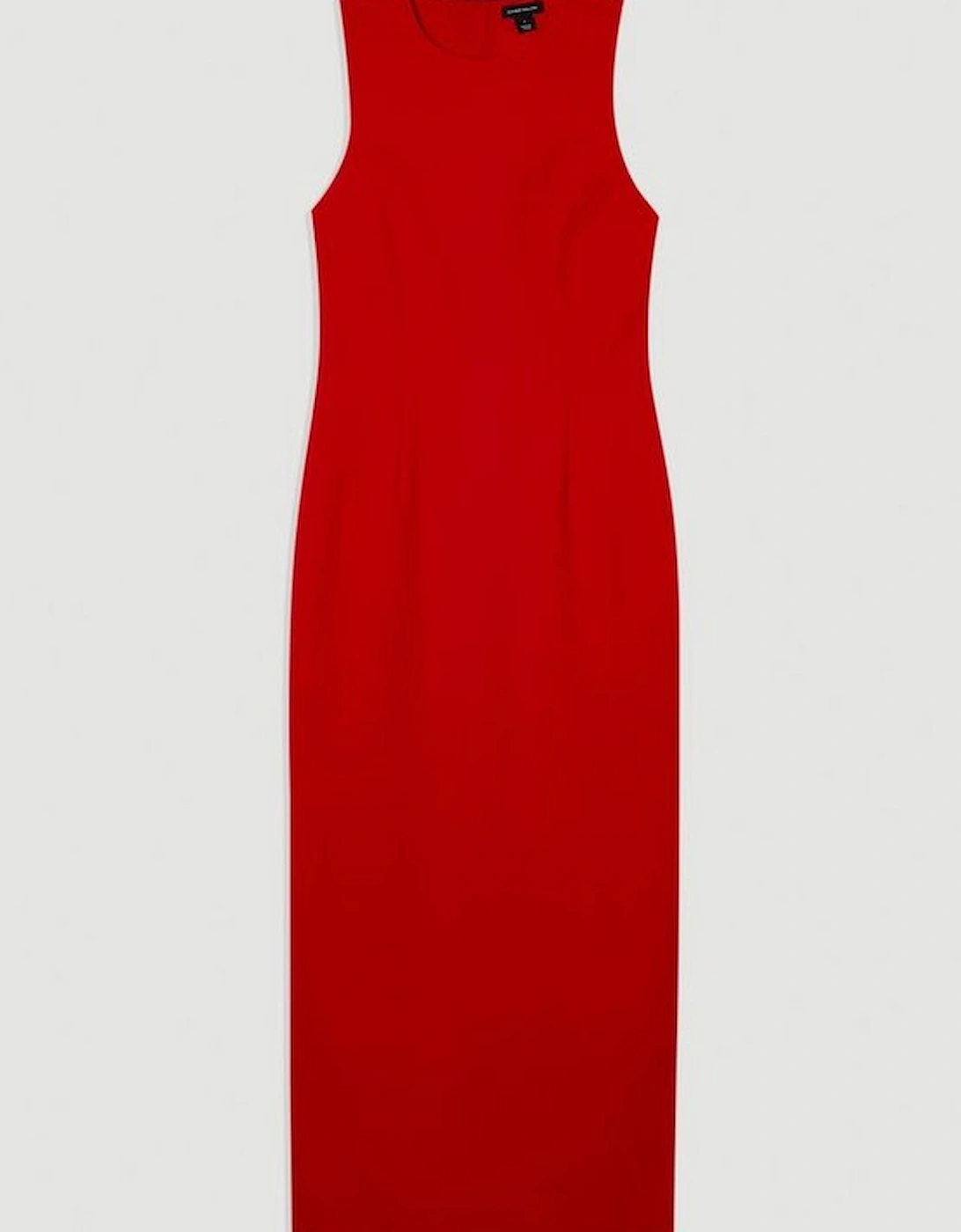 Ponte Crew Neck Maxi Dress