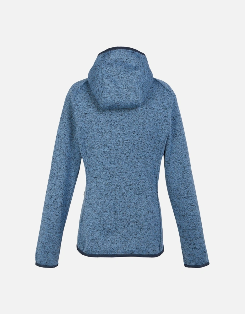 Womens/Ladies Newhill Marl Hooded Fleece Jacket