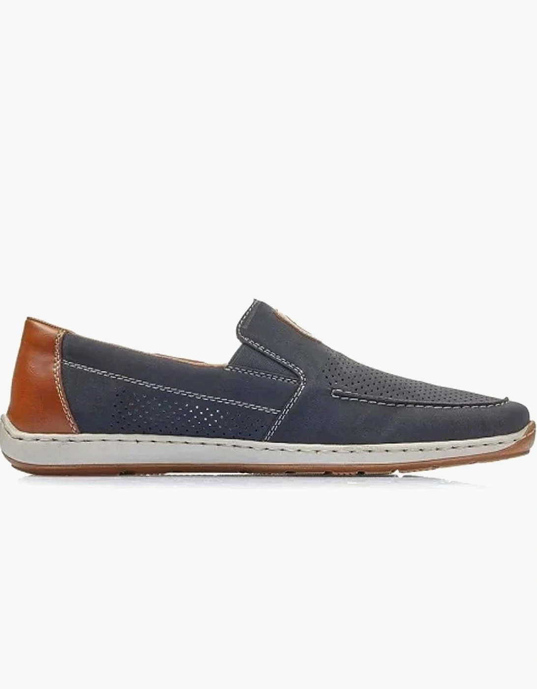Rieker Men's Rieker 08866 Mens Boat & Deck Shoes Blue