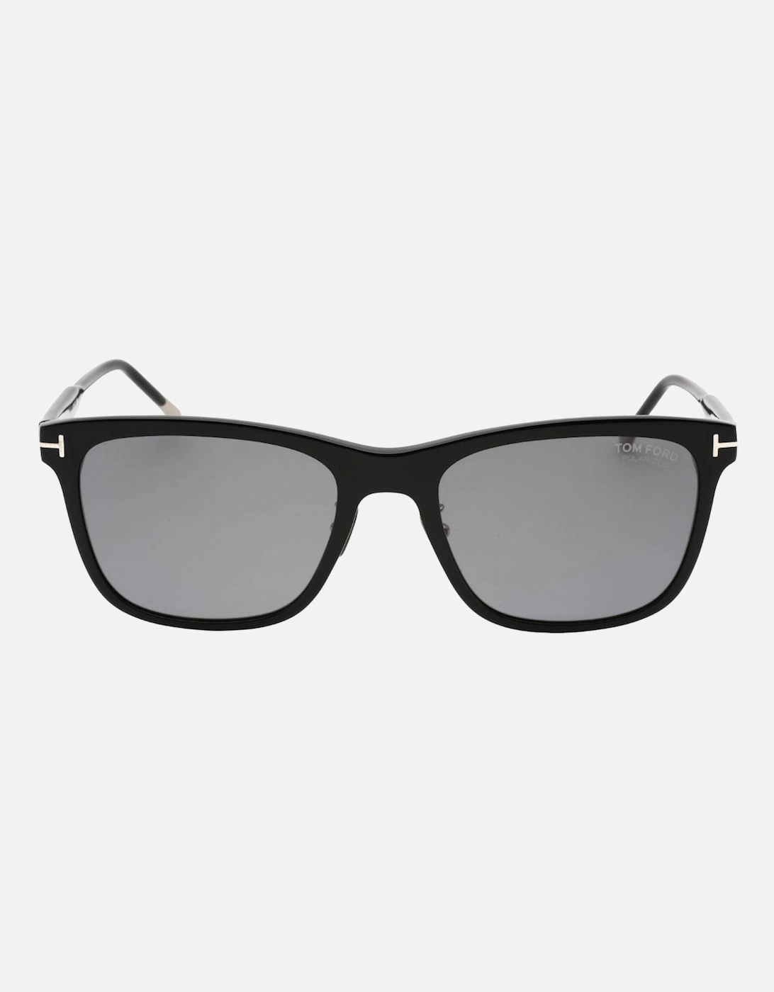 Polarized Lens Shiny Black Sunglasses, 3 of 2