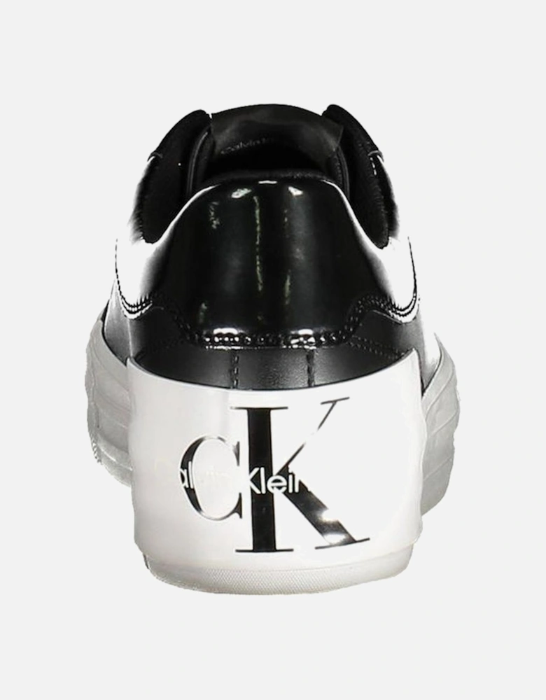 Sports Shoe with Laces and Contrasting Details Women - Black Sneakers