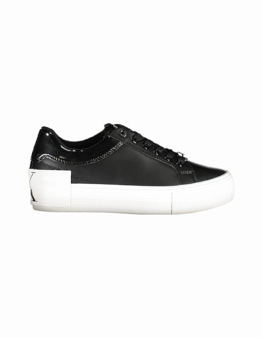 Sports Shoe with Laces and Contrasting Details Women - Black Sneakers, 4 of 3