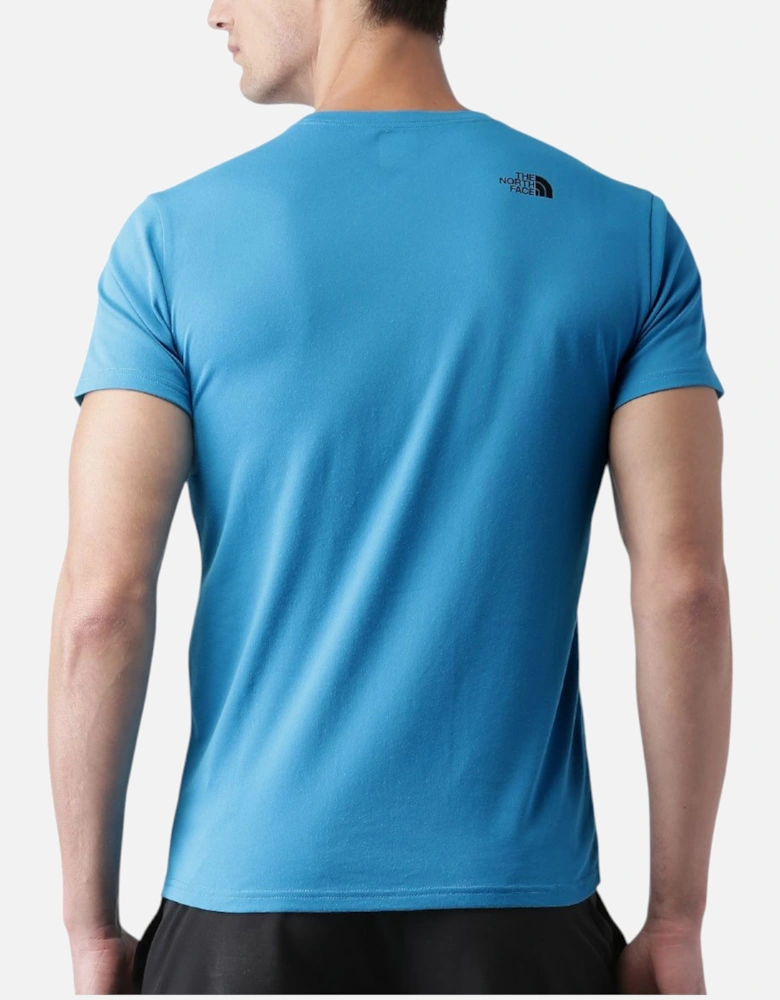 T-Shirt Mens T Shirt Simple Dome Sports Cotton Casual Crew Neck