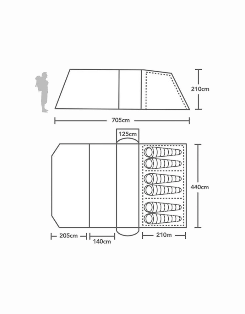 Alderley TC 650XL Air tent