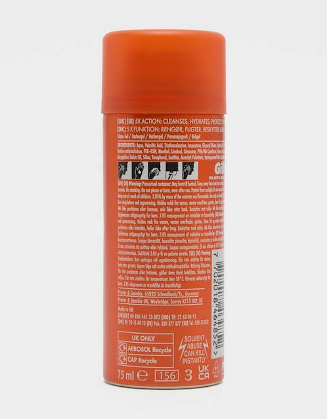 Gillette Fusion5 Ultra Sensitive Shave Gel 75ml