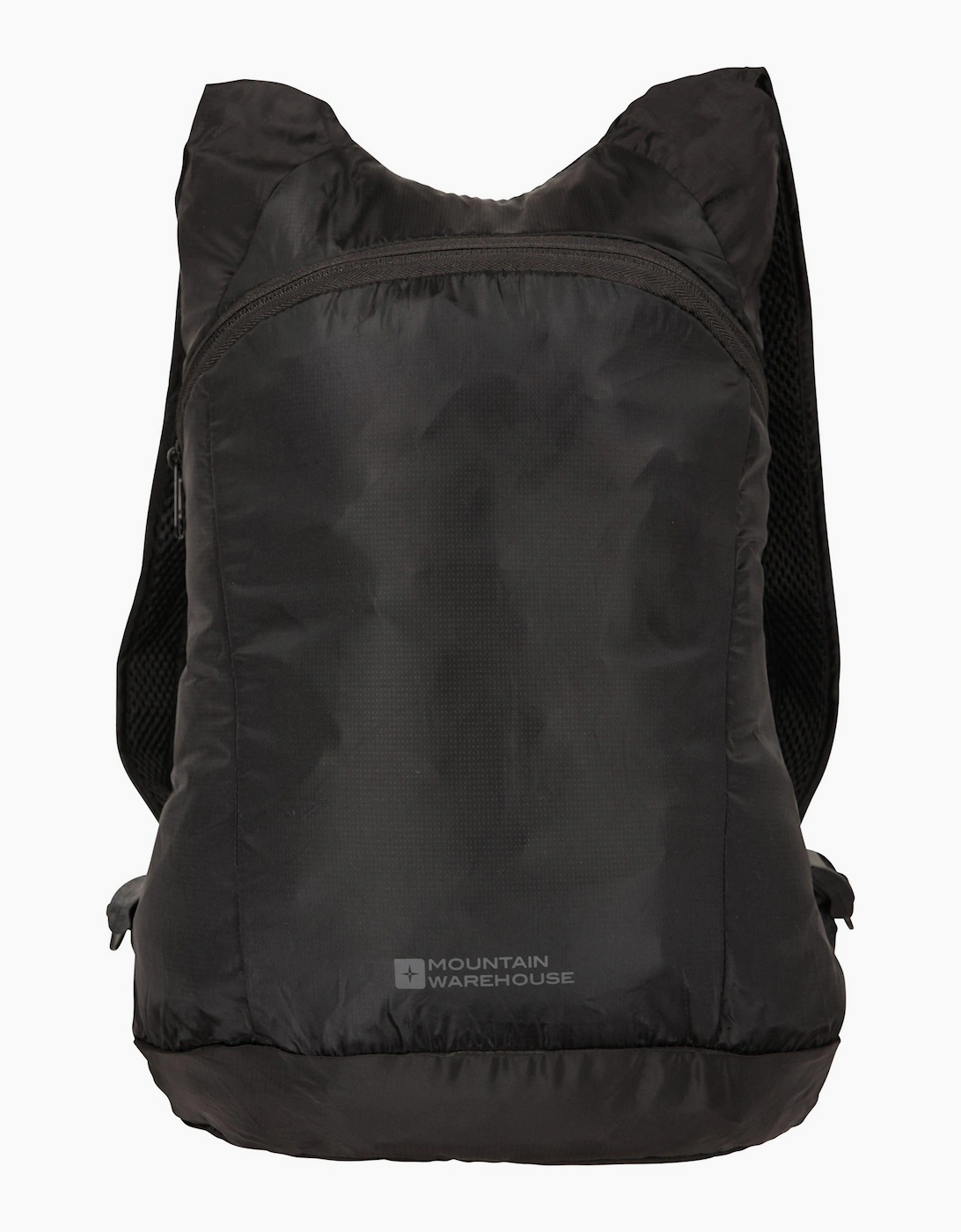 Mountain Warehouse Unisex Black Packaway Backpack - Size: One Size