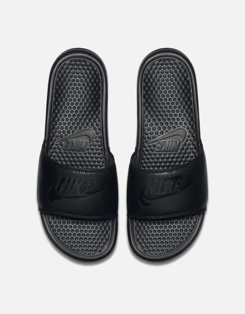 JDI Men's Black Sliders