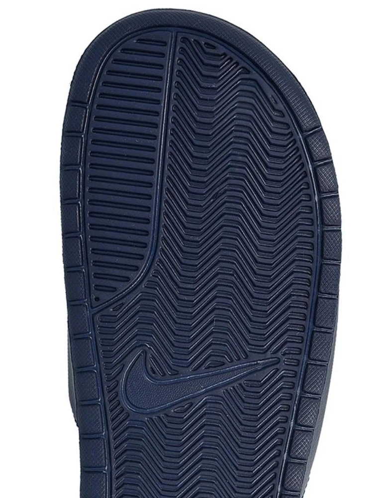 JDI Men's Navy/White Sliders