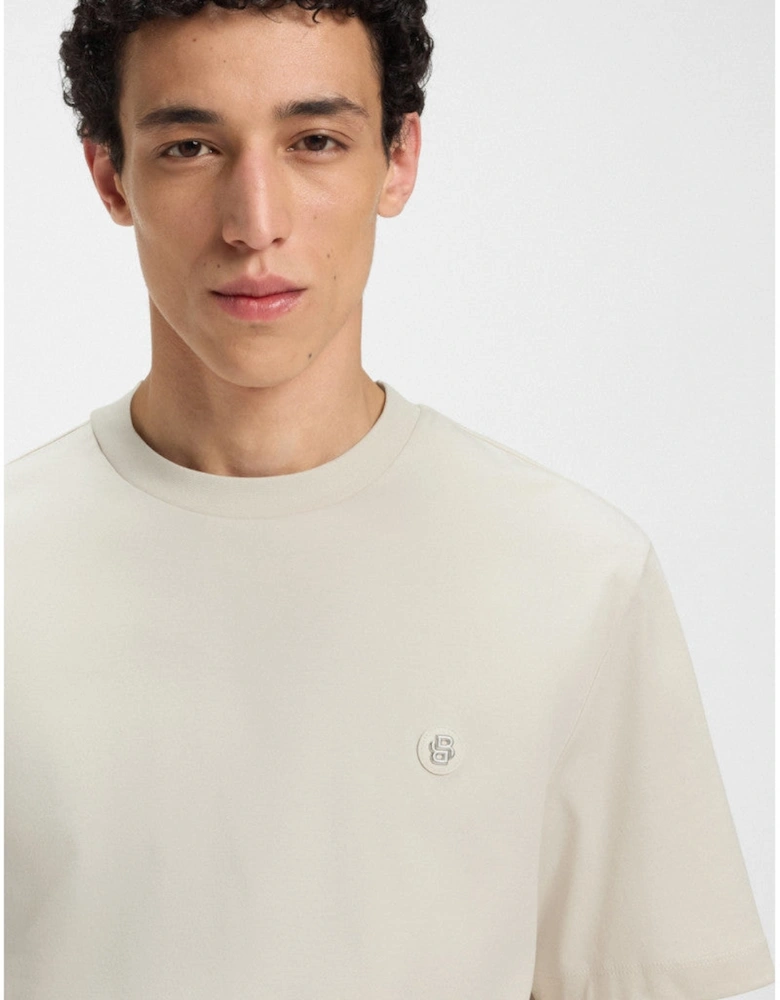 BOSS Black C-Taut 01 T-Shirt S2-25 131 Open White