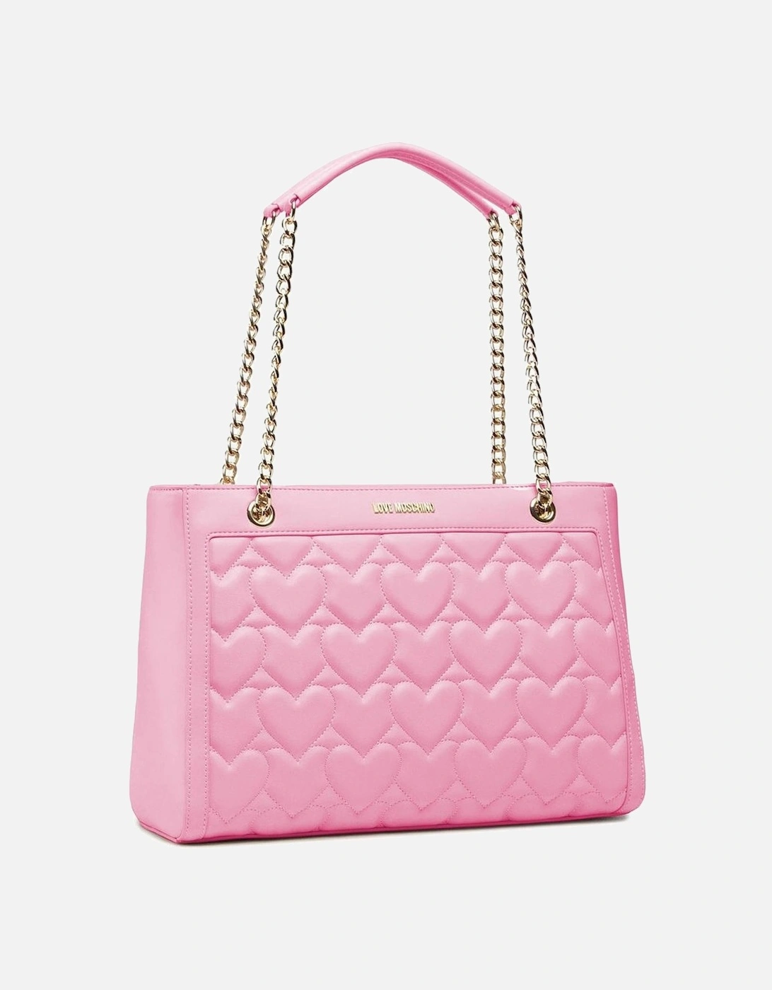 Heart Quilted Shoulder Bag Women - Pink, 3 of 2