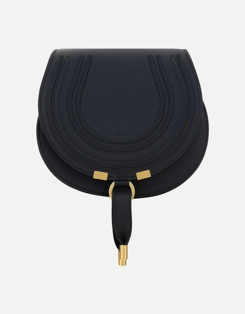 Calfskin Shoulder Bag with Leather Tassel and Brass Charm Women -