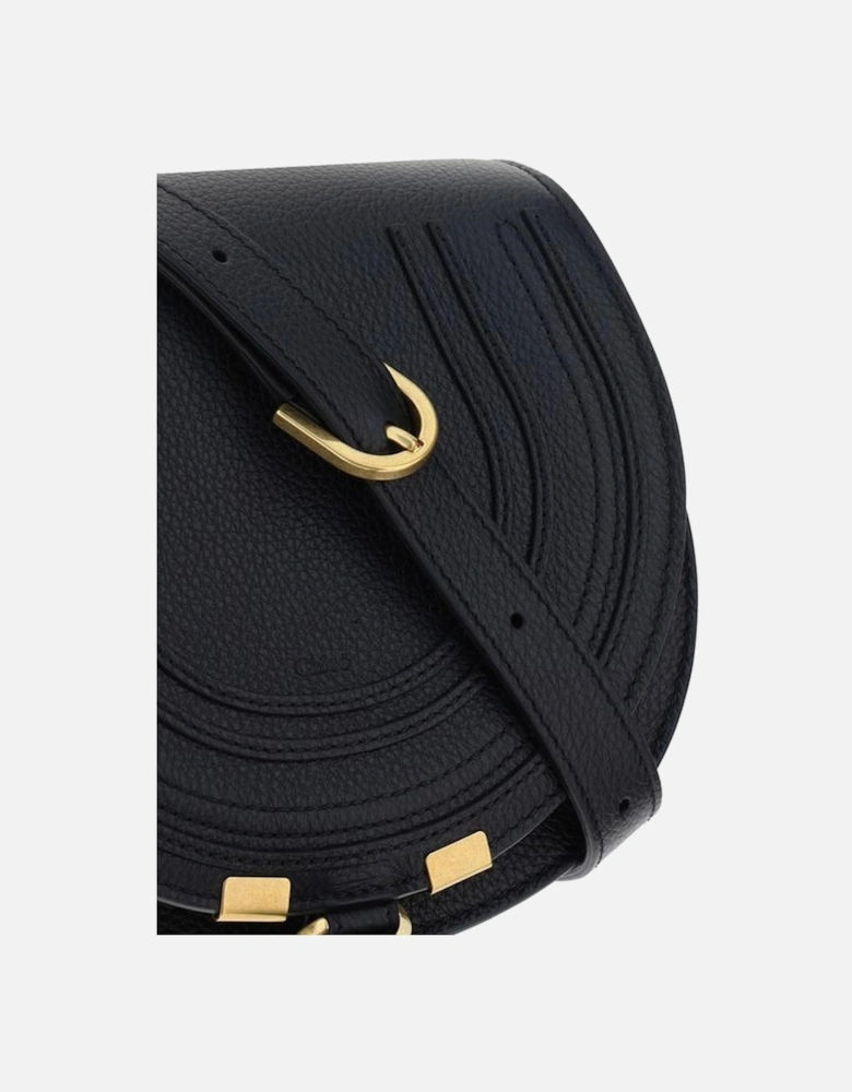 Calfskin Shoulder Bag with Leather Tassel and Brass Charm Women -