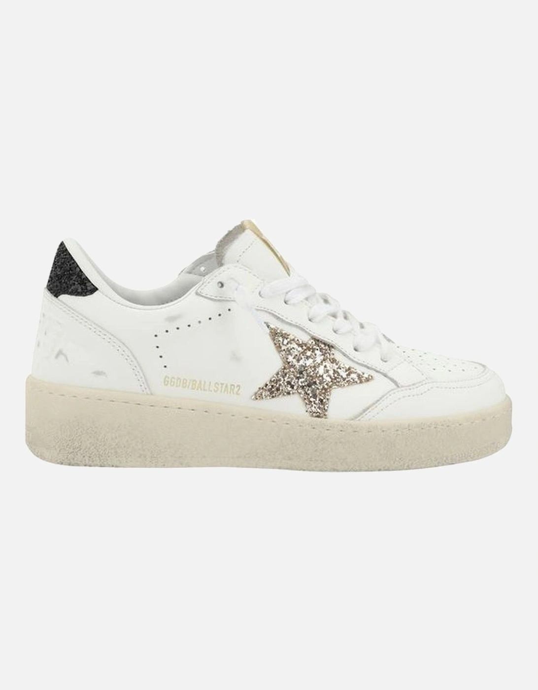 Ball Star Leather Lace-Up Sneakers Women - White, 5 of 4