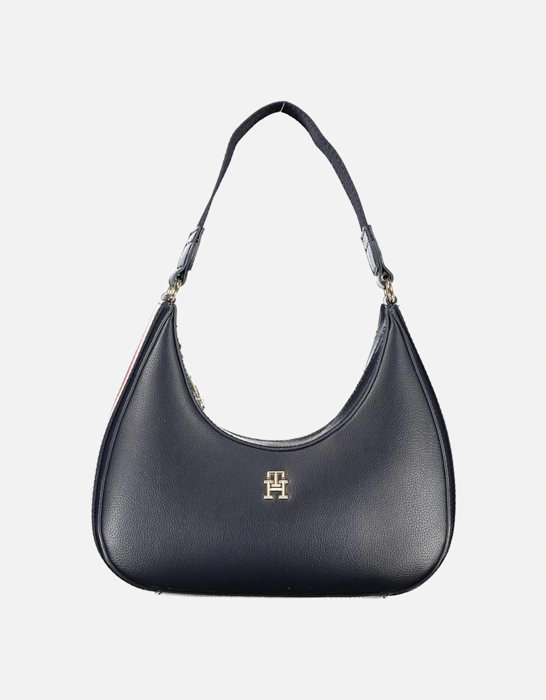 Shoulder Bag with Internal Pocket and Contrast Details Women - Blue, 4 of 3