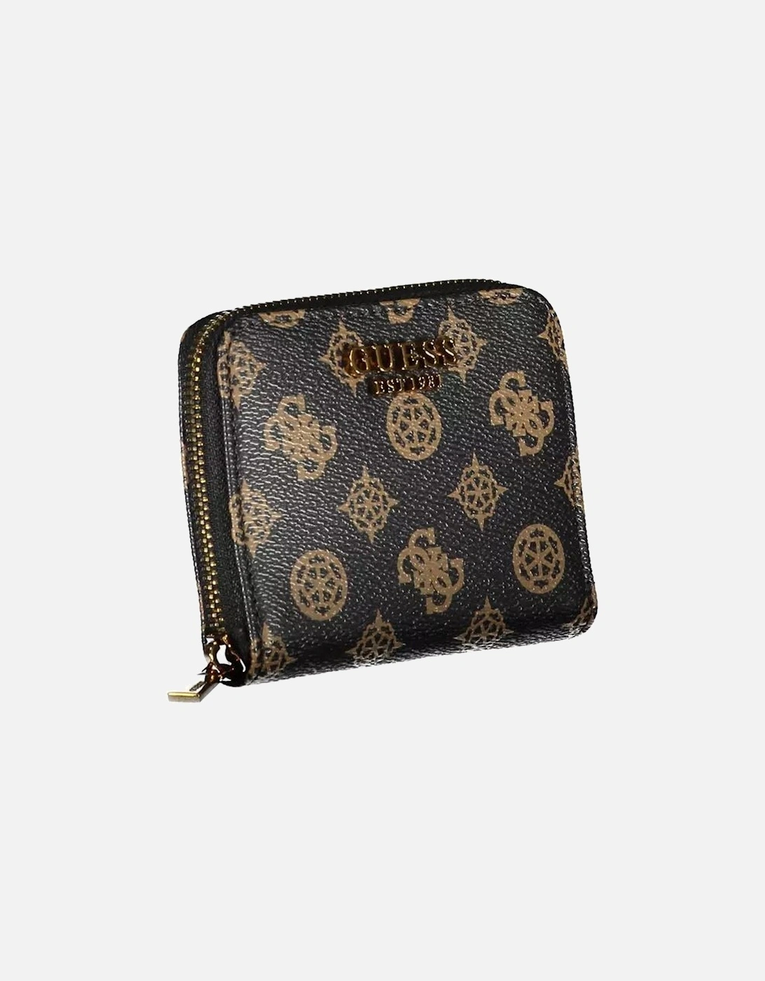 Compact Zippered Wallet with Internal Card Slots and Coin Purse Women