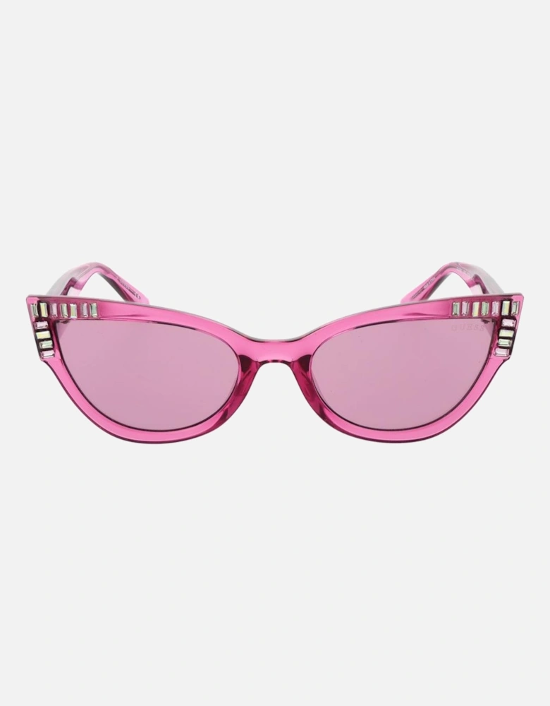 Cat Eye Full-Rim Plastic Sunglasses Women - Pink