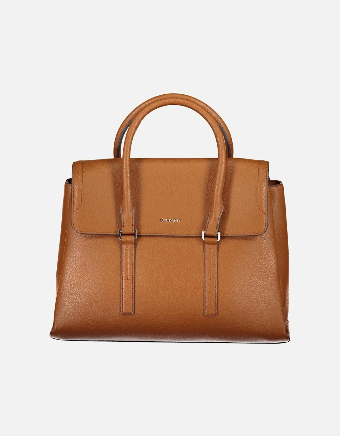 Sophisticated Brown Handbag with Contrasting Details and Multiple, 4 of 3