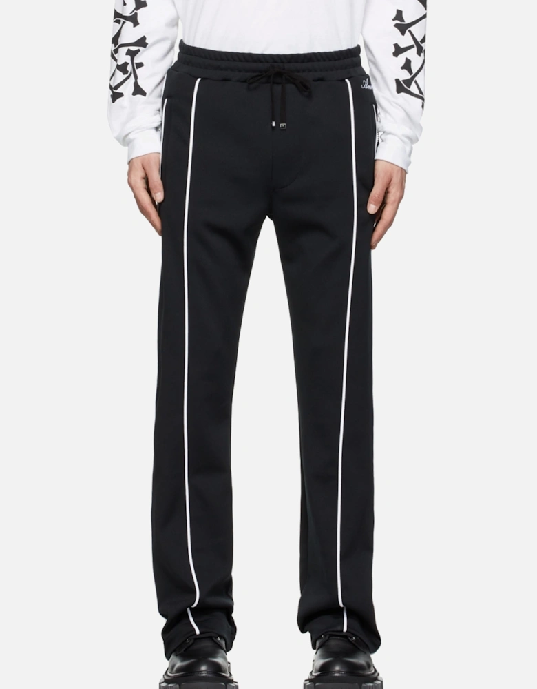 JOHNNY TRACK FLARE PANTS BLACK