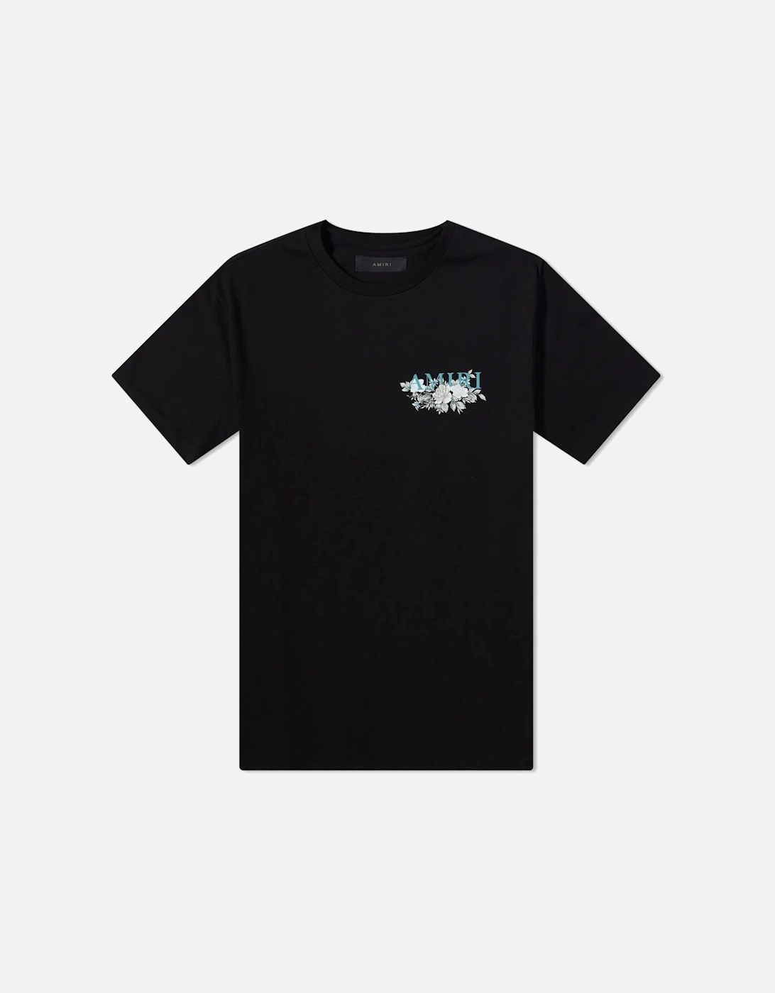 FLORAL LOGO TEE BLACK, 3 of 2