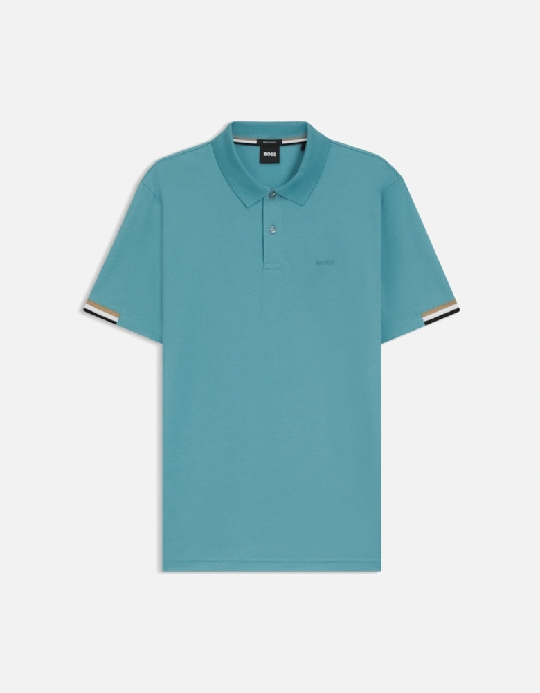 BOSS Black Parlay 147 Polo Shirt 453 Light Pastel Blue