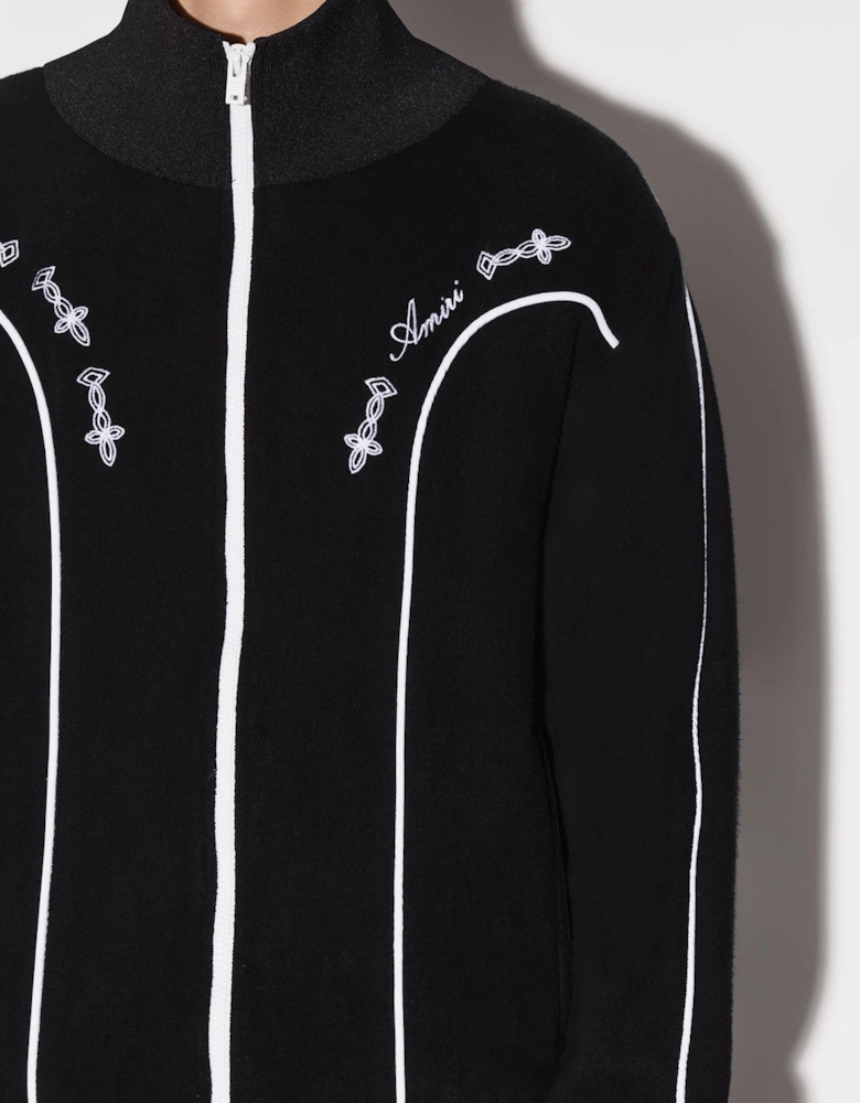 JOHNNY TRACK JACKET VELOUR BLACK