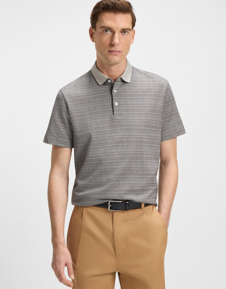 BOSS Black H-Parris 102 Polo Shirt 131 Open White