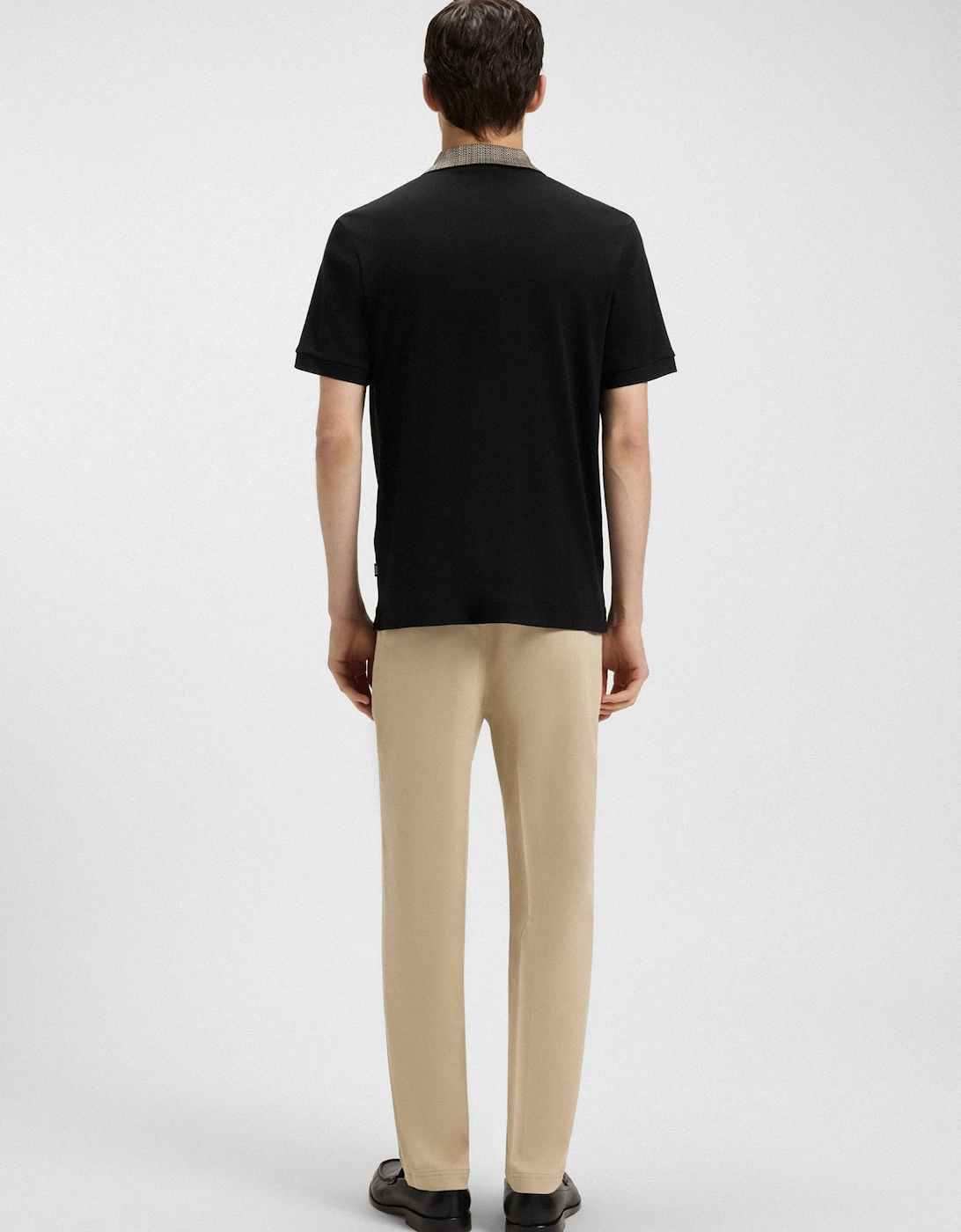 BOSS Black H-Parlay 302 Polo Shirt 001 Black