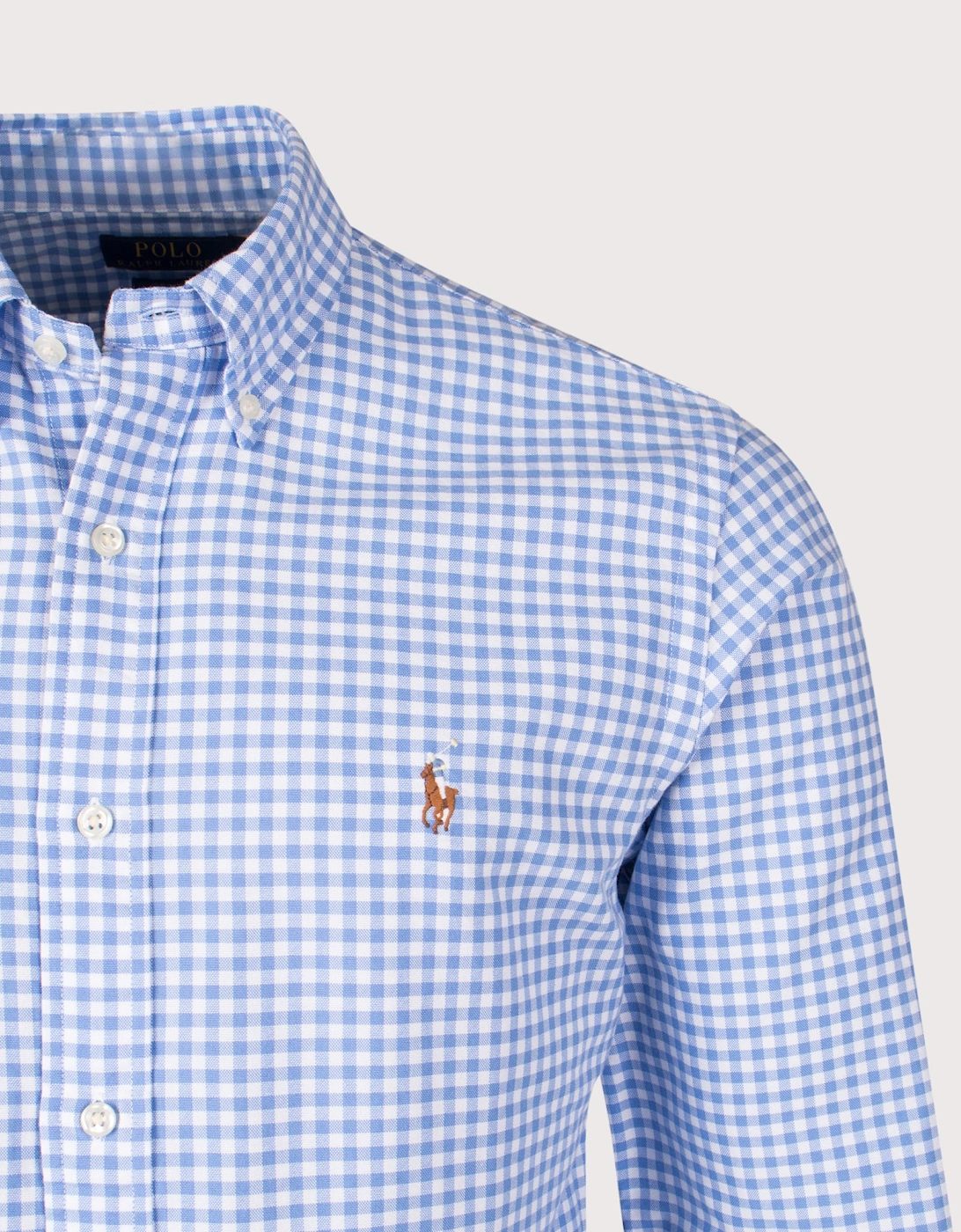 Custom Fit Gingham Oxford Shirt