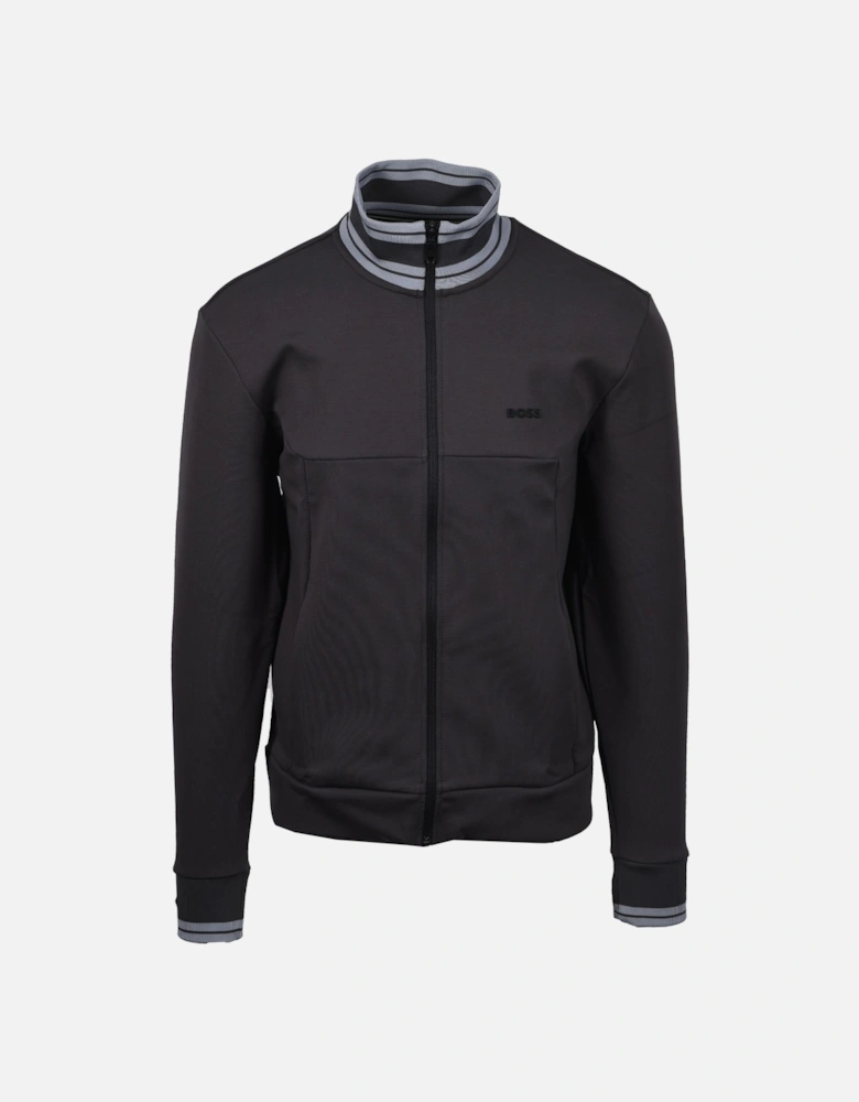 BOSS Green F Zone Track Top Dark Grey