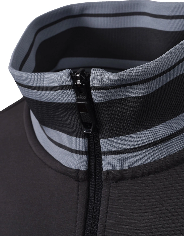 BOSS Green F Zone Track Top Dark Grey