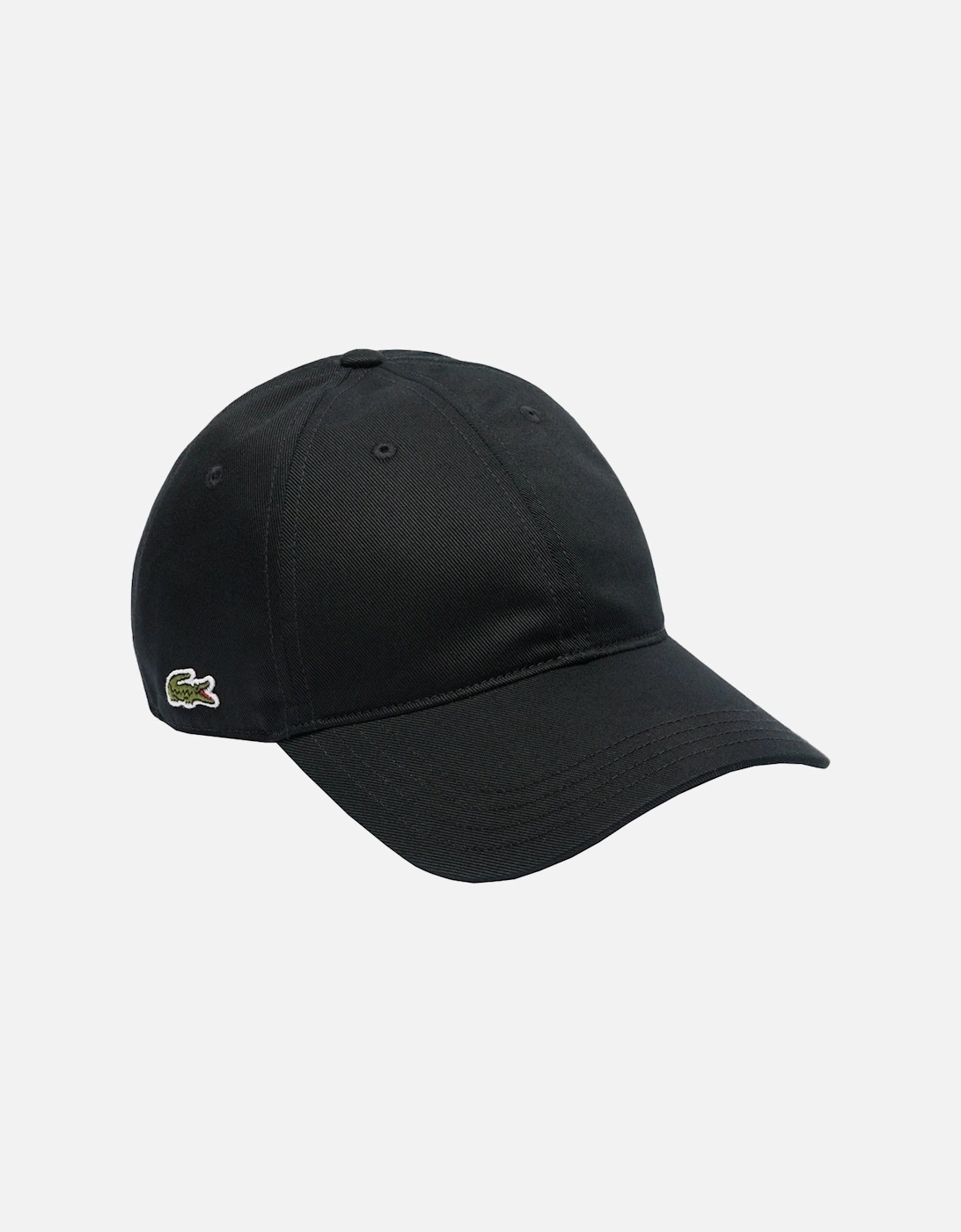 Cotton Twill Baseball Cap Black, 5 of 4