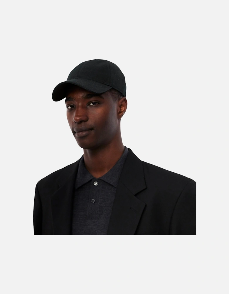 Cotton Twill Baseball Cap Black