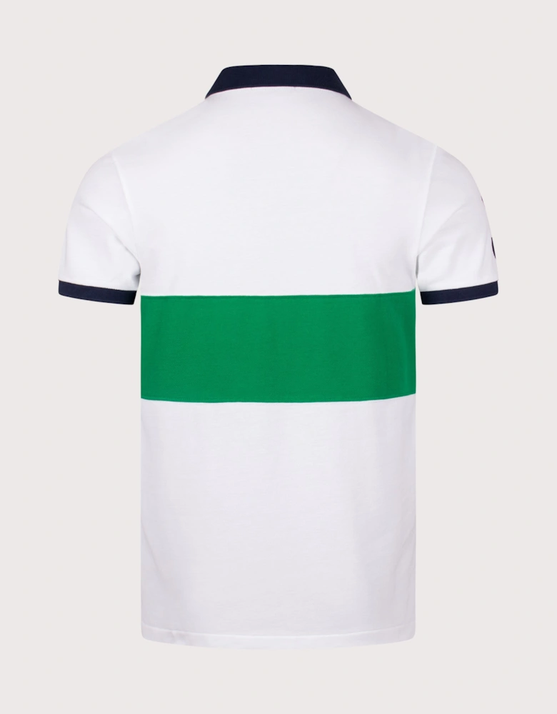 Custom Slim Fit Big Pony Mesh Polo Shirt