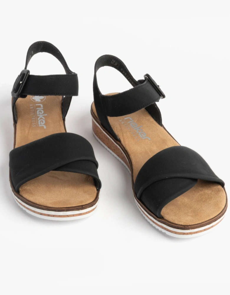 V3691-00 Womens Sandals Black