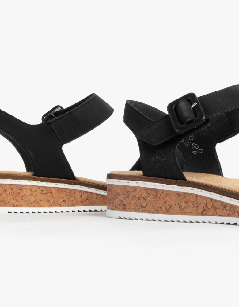 V3691-00 Womens Sandals Black