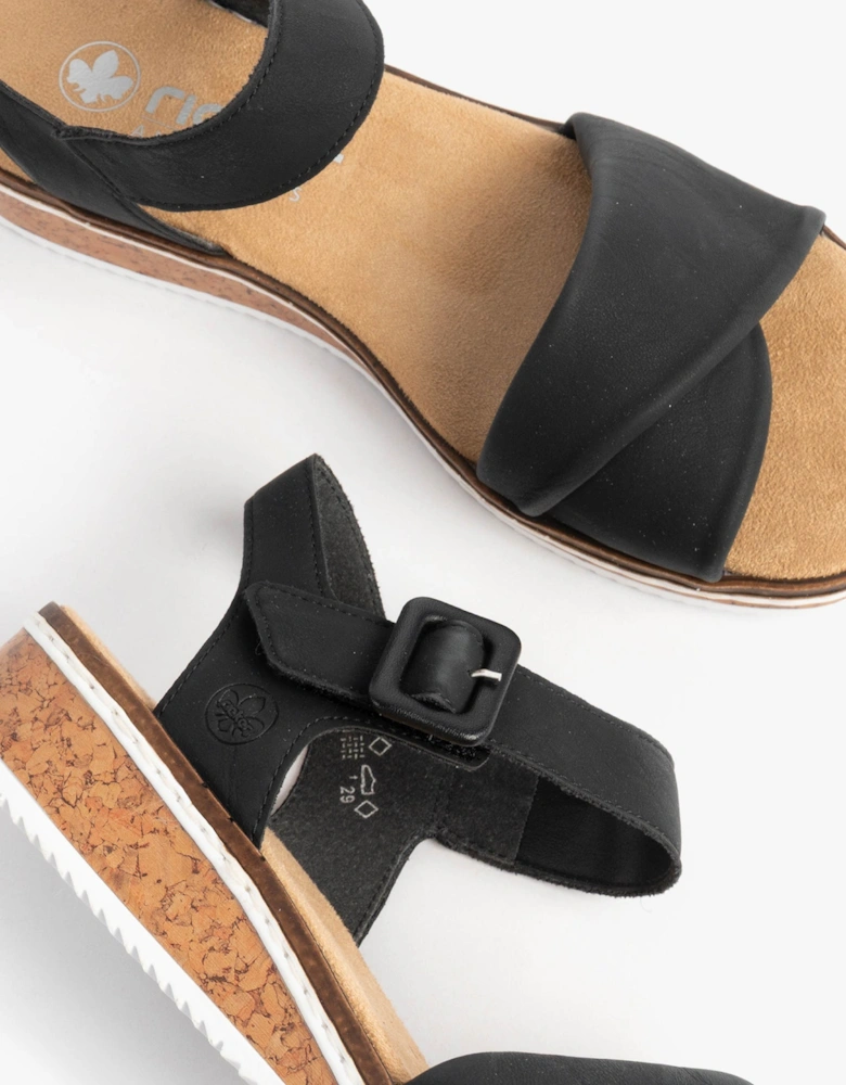 V3691-00 Womens Sandals Black