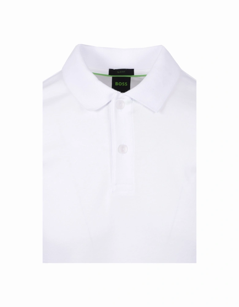Boss Green Polo Zone Polo Shirt White