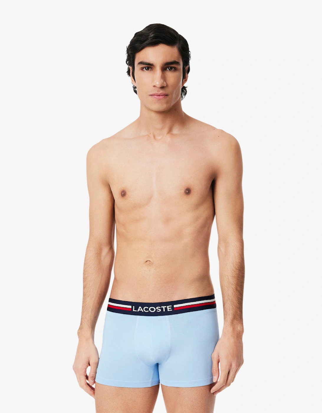3-Pack Signature Waist Boxer Trunks, Blue