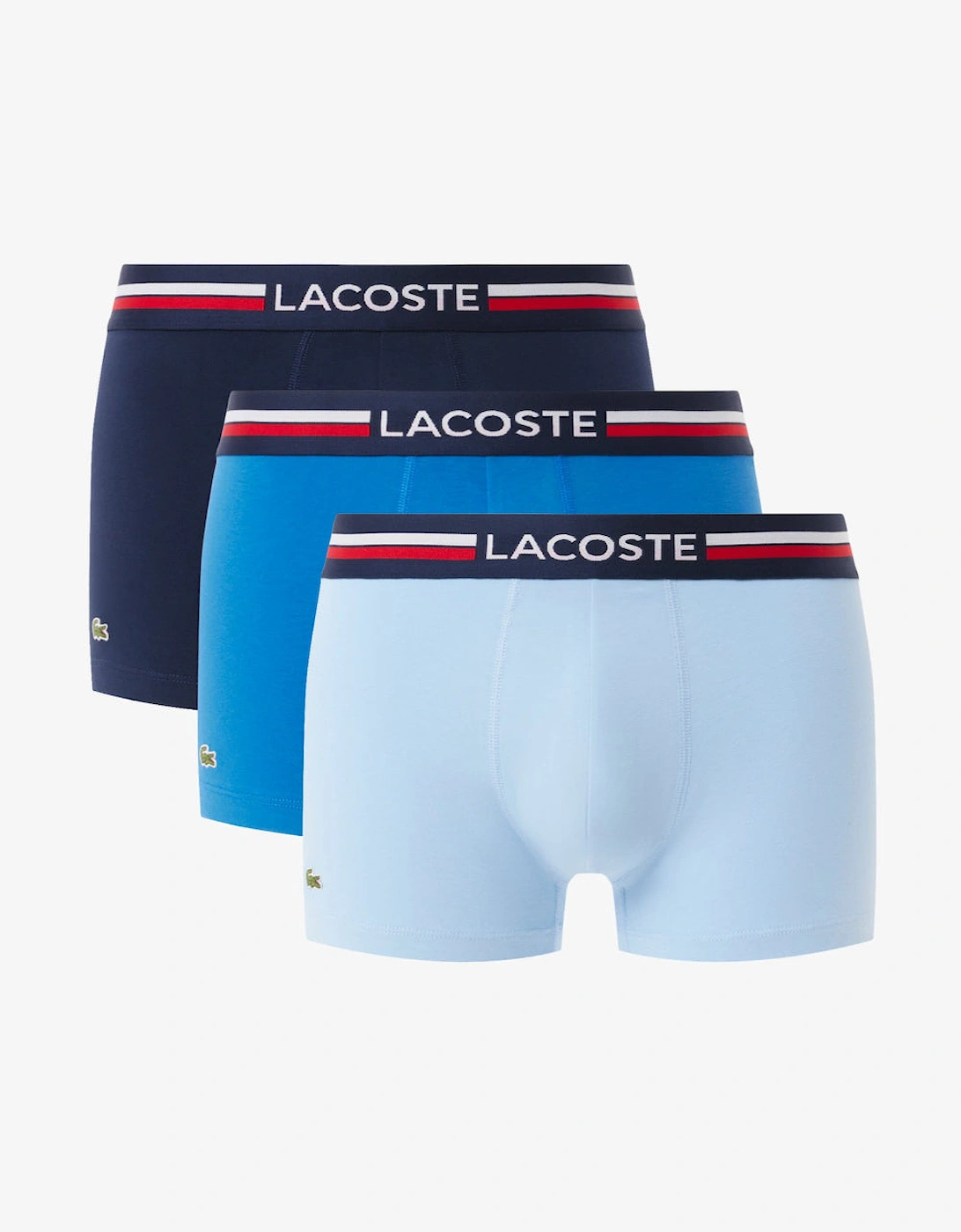 3-Pack Signature Waist Boxer Trunks, Blue, 3 of 2