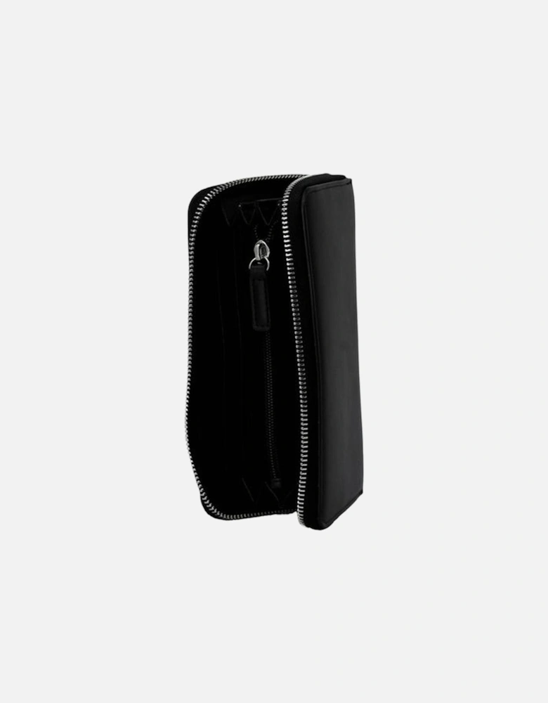 Large Wallet with Polyester Lining Women - Black
